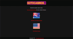 Desktop Screenshot of gotocasinos.com